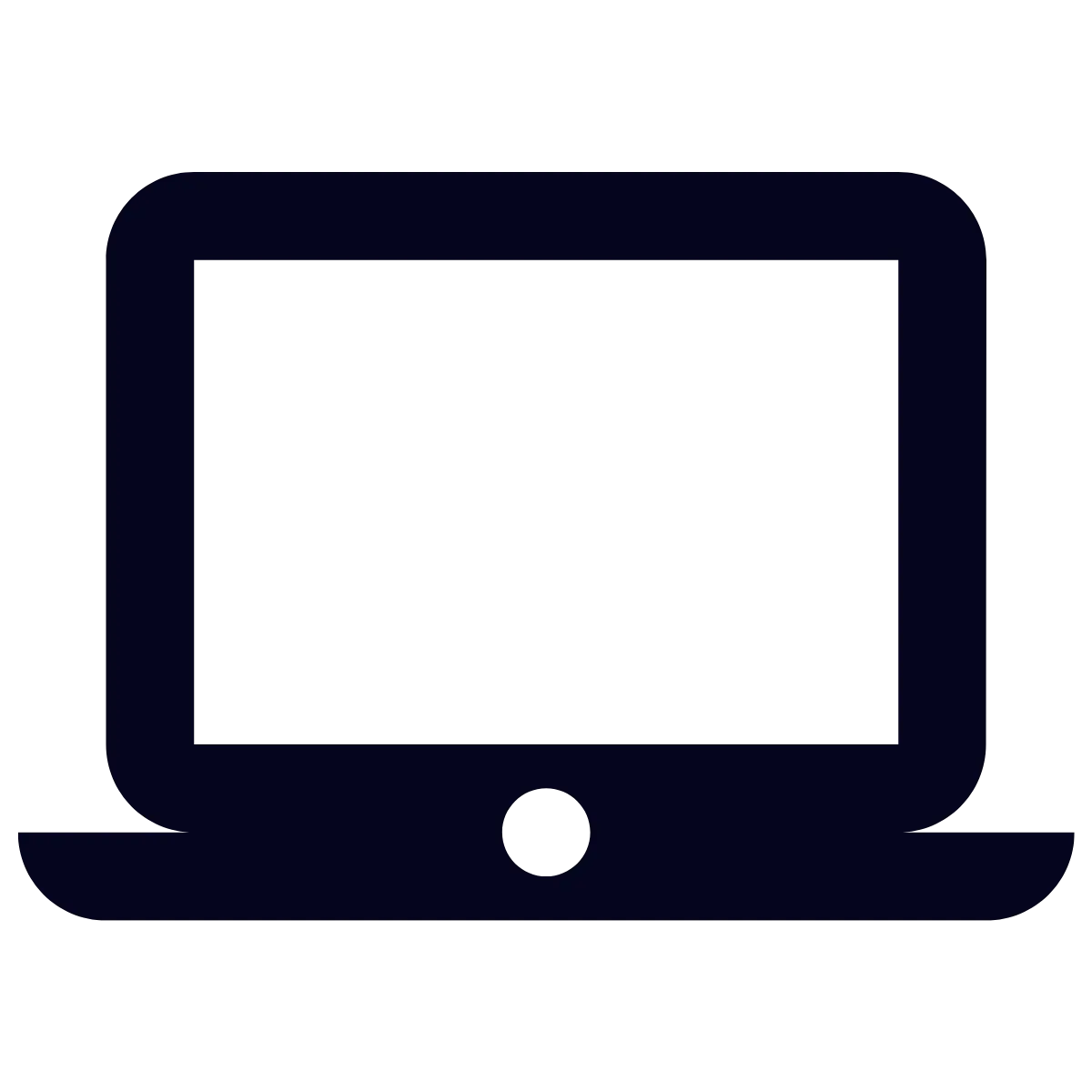 laptop Icon Dark